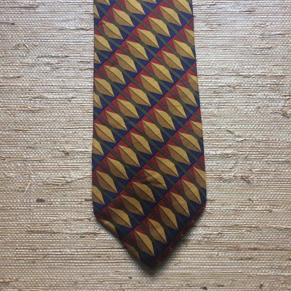 🍁 Jacobson's Autumn Prism Silk Tie - Picture 3 of 5